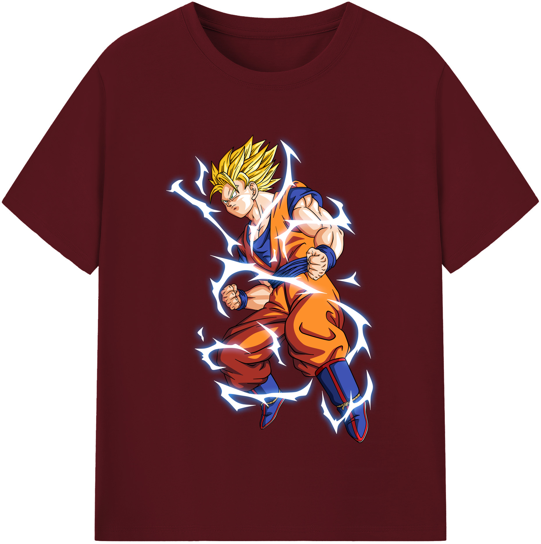 （画像用） ドラゴンボール 孫悟空（そん ごくう）Son Goku カカロット DRAGON BALL Kakarotto 綿100％半袖Tシャツ（フロントプリント）